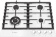 Газовая варочная поверхность Gefest ПВГ 1214-01 белый от магазина РЭССИ