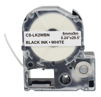 Картридж ленточный Cactus CS-LK2WBN черный для Epson LW300/LW400/LW700/LW600P/LW1000P от магазина РЭССИ