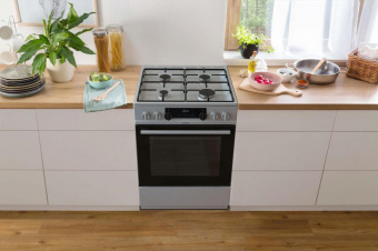 Плита Комбинированная Gorenje KS635X нержавеющая сталь/черный (без крышки) реш.сталь от магазина РЭССИ