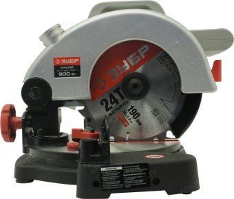 Торцовочная пила Зубр ЗПТ-190-1100 Л 900Вт 5000об/мин d=190мм от магазина РЭССИ