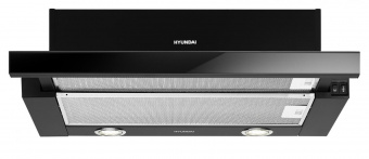 Вытяжка встраиваемая Hyundai HBH 5232 W белый управление: кулисные переключатели (1 мотор) от магазина РЭССИ