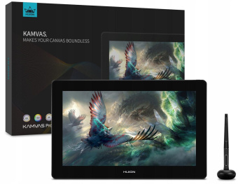 Графический планшет-монитор Huion Kamvas PRO 16 plus 4K USB Type-C серебристый от магазина РЭССИ