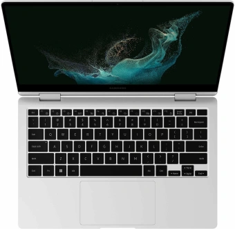 Ноутбук Samsung Galaxy Book 2 Pro 360 NP930 Core i7 1260P 16Gb SSD512Gb Intel Iris Xe graphics 13.3" AMOLED Touch FHD (1920x1080) Windows 11 Home silver WiFi BT Cam (NP930QED-KC1US) от магазина РЭССИ