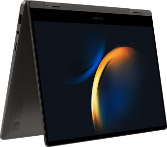 Ноутбук Samsung Galaxy book 3 360 NP730 Core i7 1360P 16Gb SSD512Gb Intel Iris Xe graphics 13.3" AMOLED Touch FHD (1920x1080) Windows 11 Professional Multi Language 64 dk.grey WiFi BT Cam (NP730QFG-KA1US) от магазина РЭССИ