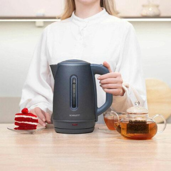 Чайник электрический Scarlett SC-EK21S42 1.8л. 1800Вт графит корпус: пластик от магазина РЭССИ