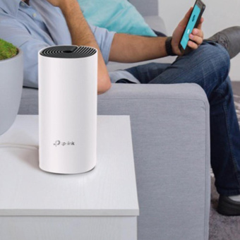 Бесшовный Mesh роутер TP-Link Deco M4 (DECO M4(1-PACK)) AC1200 10/100/1000BASE-TX белый (упак.:1шт) от магазина РЭССИ