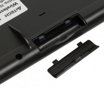 Клавиатура + мышь A4Tech 7100N клав:черный мышь:черный USB беспроводная от магазина РЭССИ