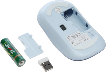 Мышь Acer OMR205 белый/голубой оптическая 1200dpi беспров. USB для ноутбука 3but (ZL.MCEEE.02H) от магазина РЭССИ