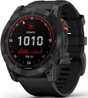 Смарт-часы Garmin Fenix 7X Solar 51мм 1.45" LCD корп.темно-серый рем.черный разм.брасл.:125-200мм (010-02541-01) от магазина РЭССИ