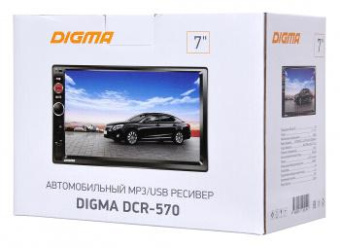 Автомагнитола Digma DCR-570 2DIN 4x50Вт от магазина РЭССИ