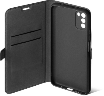 Чехол (флип-кейс) DF для Xiaomi Poco M3 poFlip-03 черный (DF POFLIP-03 (BLACK)) от магазина РЭССИ