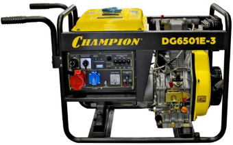 Генератор Champion DG6501E-3 5.4кВт от магазина РЭССИ