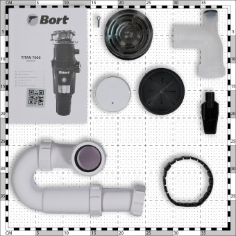 Измельчитель Bort Titan 7000 780Вт черный от магазина РЭССИ