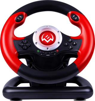 Руль Sven GC-W400 10кноп. (с педалями) черный от магазина РЭССИ