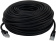 Патч-корд Buro UTP 4 пары cat.5E CCA molded 25м черный RJ-45 (m)-RJ-45 (m) от магазина РЭССИ