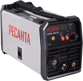 Сварочный аппарат Ресанта САИПА-190 инвертор FLUX, MMA,TIG-Lift 5.6кВт от магазина РЭССИ