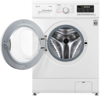 Стиральная машина LG F1296NDS0 класс: A загр.фронтальная макс.:6кг белый от магазина РЭССИ