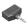 Картинка Адаптер аудио Hama H-43353 Jack 3.5 (m)/2xJack 3.5 (f) черный (00043353) от магазина РЭССИ Адаптер аудио Hama H-43353 Jack 3.5 (m)/2xJack 3.5 (f) черный (00043353) от магазина РЭССИ