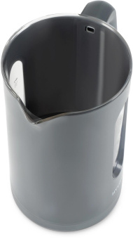 Чайник электрический Hyundai HYK-G4508 1.5л. 1700Вт серый/прозрачный корпус: стекло от магазина РЭССИ