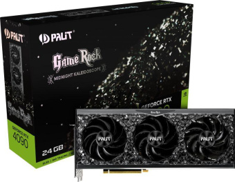 Видеокарта Palit PCI-E 4.0 PA-RTX4090 GAMEROCK NVIDIA GeForce RTX 4090 24576Mb 384 GDDR6X 2235/21000 HDMIx1 DPx3 HDCP Ret от магазина РЭССИ