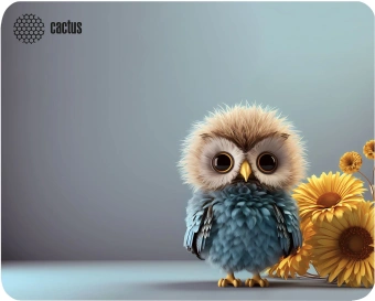 Коврик для мыши Cactus Owl gray 300x250x3мм (CS-MP-D12M) от магазина РЭССИ