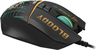 Мышь A4Tech Bloody W63 Max Renegade черный/рисунок оптическая (120000dpi) USB от магазина РЭССИ