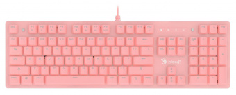 Клавиатура A4Tech Bloody B800 Dual Color механическая розовый/белый USB for gamer LED от магазина РЭССИ