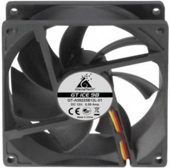 Вентилятор Glacialtech GT ICE 9B BallBearing 90x90mm 3-pin 4-pin (Molex)22dB 86gr Ret от магазина РЭССИ