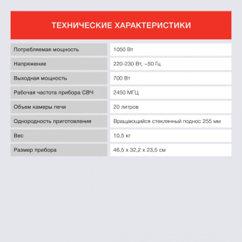 Микроволновая Печь Starwind SWM5820 20л. 700Вт черный от магазина РЭССИ