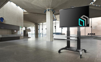 Подставка для телевизора Onkron TS2811 черный 60"-100" макс.147.8кг напольный мобильный от магазина РЭССИ