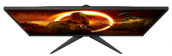 Монитор AOC 23.8" Gaming 24G2SAE черный/красный VA LED 1ms 16:9 HDMI M/M матовая 350cd 178гр/178гр 1920x1080 165Hz FreeSync Premium VGA DP FHD 5.6кг от магазина РЭССИ