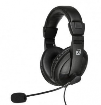 Наушники с микрофоном Оклик HS-M137V черный 1.8м мониторные оголовье (614046) от магазина РЭССИ