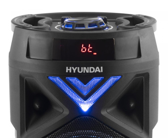 Минисистема Hyundai H-MC180 черный 80Вт FM USB BT SD/MMC от магазина РЭССИ