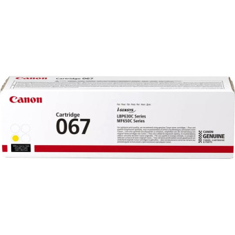 Картридж лазерный Canon 067Y 5099C002 желтый (1250стр.) для Canon LBP631/633/MF651/655/657 от магазина РЭССИ