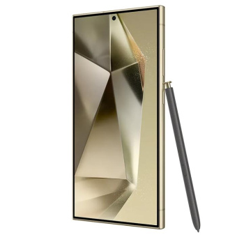 Смартфон Samsung SM-S928B Galaxy S24 Ultra 5G 512Gb 12Gb желтый титан моноблок 3G 4G 2Sim 6.8" 1440x3120 Android 14 200Mpix 802.11 a/b/g/n/ac/ax/be NFC GPS GSM900/1800 GSM1900 TouchSc Protect от магазина РЭССИ