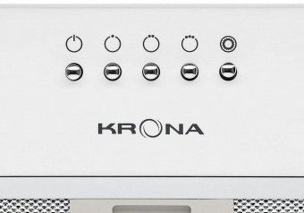 Вытяжка встраиваемая Krona Runa 600 PB белый управление: кнопочное (1 мотор) от магазина РЭССИ