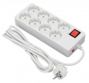 Сетевой фильтр Buro 800SH-3-W 3м (8 розеток) белый (коробка) от магазина РЭССИ
