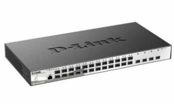 Коммутатор D-Link DGS-1210-28XS/ME/B1A 24SFP 4SFP+ управляемый от магазина РЭССИ