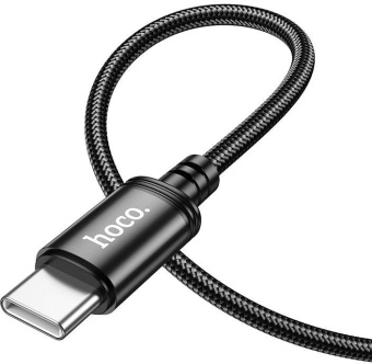 Кабель Hoco X89 Wind X89 WIND TYPE-C TO TYPE-C USB Type-C (m)-USB Type-C (m) 1м черный коробка от магазина РЭССИ