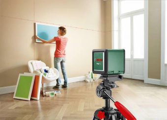 Нивелир лазерн. Bosch QUIGO Plus 2кл.лаз. 635нм цв.луч. красный (0603663600) от магазина РЭССИ