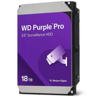 Жесткий диск 3.5'' 18 ТБ Purple Pro, SATAIII, 7200 об/мин, 512 МБ от магазина РЭССИ