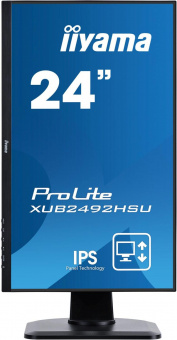 Монитор Iiyama 23.8" ProLite XUB2492HSU-B1 черный IPS LED 16:9 HDMI M/M матовая HAS Piv 1000:1 250cd 178гр/178гр 1920x1080 VGA DP FHD USB 5.4кг от магазина РЭССИ