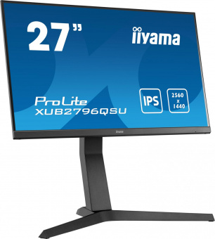 Монитор Iiyama 27" XUB2796QSU-B1 черный IPS LED 1ms 16:9 HDMI M/M матовая HAS Piv 1000:1 250cd 178гр/178гр 2560x1440 DP WQ USB 5.4кг от магазина РЭССИ