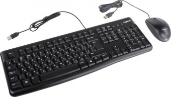 Клавиатура + мышь Logitech MK120 клав:черный мышь:черный/серый USB (920-002562) от магазина РЭССИ