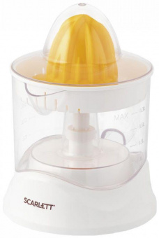 Соковыжималка цитрусовая Scarlett SC-JE50C02 25Вт рез.сок.:700мл. белый/желтый от магазина РЭССИ
