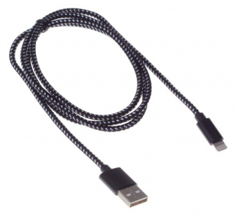 Кабель Buro BHP RET LGHT-B-BR USB (m)-Lightning (m) 1м черный от магазина РЭССИ