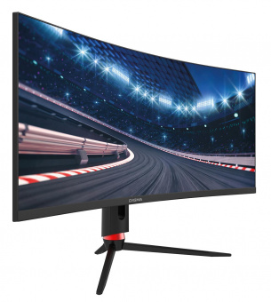 Монитор Digma 34" Overdrive 34A710Q черный VA LED 1ms 21:9 HDMI M/M матовая HAS Piv 450cd 178гр/178гр 3440x1440 G-Sync DP 2K USB 7.1кг от магазина РЭССИ