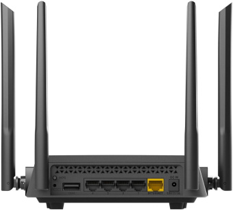 Роутер беспроводной D-Link DIR-825/RU/R7 (DIR-825/RU/R7A) AC1200 10/100/1000BASE-T черный от магазина РЭССИ