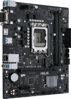 Материнская плата Asus PRIME H610M-R D4-SI Soc-1700 Intel H610 2xDDR4 mATX AC`97 8ch(7.1) GbLAN+VGA+DVI+HDMI White Box от магазина РЭССИ