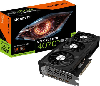 Видеокарта Gigabyte PCI-E 4.0 GV-N407TSWF3OC-16GD NVIDIA GeForce RTX 4070TI Super 16Gb 256bit GDDR6X 2625/21000 HDMIx1 DPx3 HDCP Ret от магазина РЭССИ